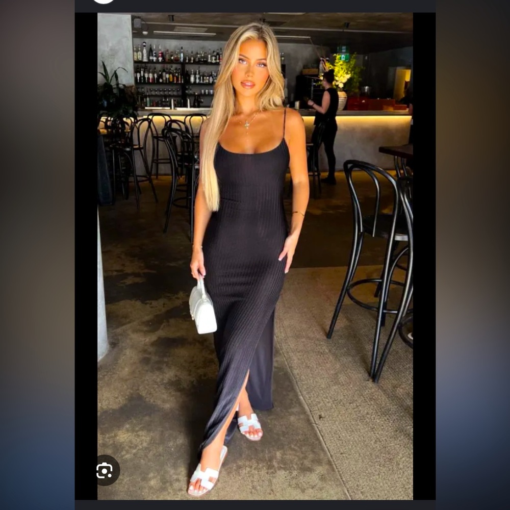 WHITE FOX ALL MY FOCUS MAXI DRESS
